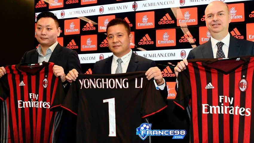 Yonghong Li trở thành ông chủ tại AC Milan